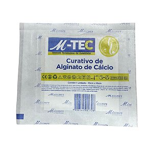 Curativo Alginato de Calcio 10cmX10cm 1Un Mtec - Missner