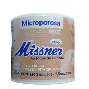 Micropore 2,5Cm X 90Cm Bege - Missner