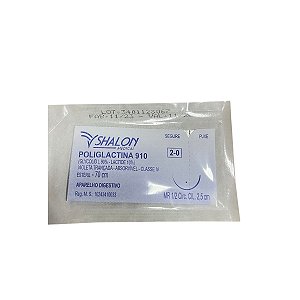 Fio Poliglactina 2-0 C/Ag 2,5Mr - Shalon