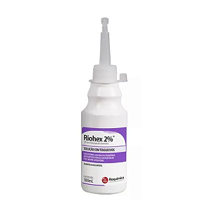 Clorexidina 2% C/ Tensoativo (Riohex) 100 ml - Rioquimica