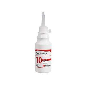 Agua Oxigenada 10 Vol 100 ML (Perox. Hidrogênio) 3% - Rioquimica