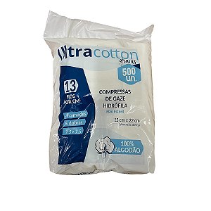 Compressa 13 Fios C/500 Un Grams - Ultracotton
