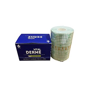 Curativo Filme Adesivo Transparente 10cmx10m SUPER FINO - Vitalderme