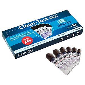Indicador Biologico (Clean Test) Cx C/10 Unid - Clean Up