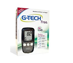 Kit Medidor Glicose Free 1 Completo - G-Tech