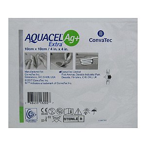 Aquacel Ag+ Extra 10X10Cm - Convatec