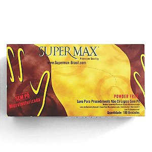 Luva M Latex Sem Po - Supermax