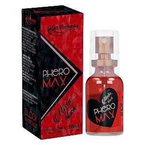 DEO COLÔNIA PERFUME PHERO MAX MISTIC BLACK 20ML LA PIMIENTA Feromonio