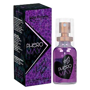 DEO COLÔNIA Perfume PHERO MAX LUXURY BLACK 20ML LA PIMIENTA Feromonio