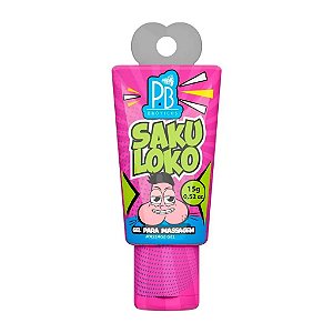 Gel para Massagem Saku Loko Esquenta 15g Linha PB Eróticos La Pimienta