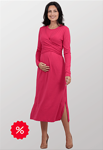 Vestido Gestante Amamentação Simone Rosa