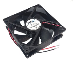 COOLER 24V 92X92X25 ROLAMENTO 0.38A 4200 RPM ULTRAR 65.09CFM 2 FIOS / SEM CONECTOR