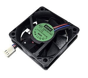 COOLER 12V 60X60X15 - HYPRO 0.15 AMP - 1.80 WATTS - 4500 RPM - 18.18 CFM - AG06012HX159601 - BERFLO 3 FIOS / COM CONECTOR