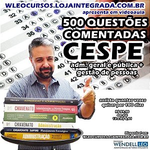 500 QUESTÕES CESPE DE ADM