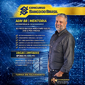MENTORIA BB ESTRATÉGICA com o Prof. Wendell Castellano