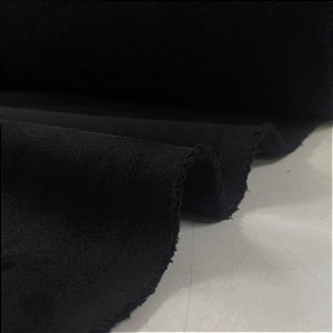 Suede com Sherpa Dublado Preto