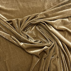 Veludo Spandex Dourado