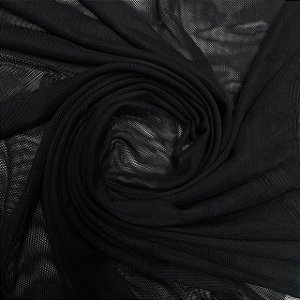 Tule De Malha Preto