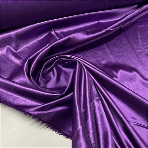 Cetim Com Elastano Roxo
