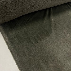 Fleece Liso Verde Musgo