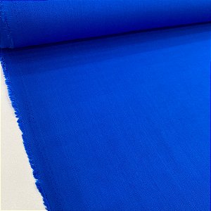 Viscose Sarjada Lisa Azul Bic