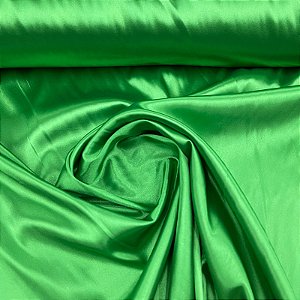 Cetim Com Elastano Verde Bandeira