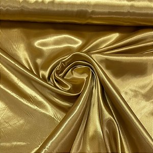 Cetim Liso Dourado