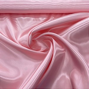 Cetim Liso Rosa Bebê