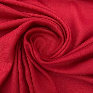 Chiffon Liso Vermelho