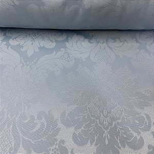 Jacquard Arabesco Azul Bebê