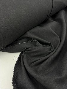 Linho com Viscose Preto