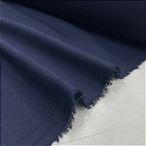Linho com Viscose Trovata Azul Marinho