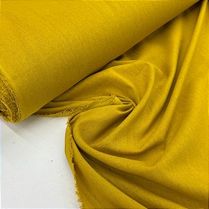 Linho com Viscose Mostarda