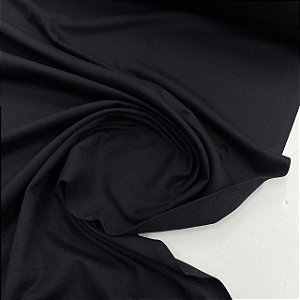 Malha de Algodão Preta