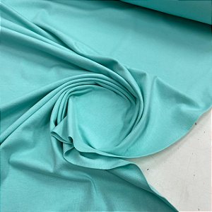 Malha de Algodão Verde Água
