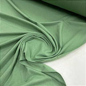 Malha de Algodão Verde Chá