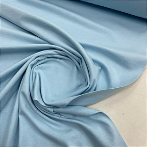 Malha de Algodão Azul Bebê