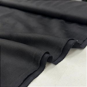 Malha Scuba Suede Preta