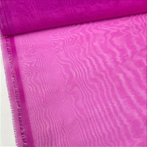 Organza Cristal Rosa Fúcsia