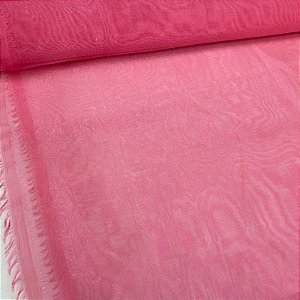 Organza Cristal Rosa Chiclete