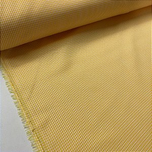 Xadrezinho De Poliéster N1 Amarelo