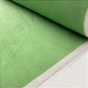 Veludo Suede Verde Fraco