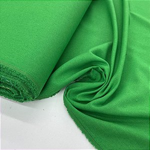 Linho com Viscose Verde Bandeira