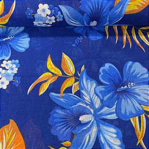 Chita Maxi Floral Havaiano Azul