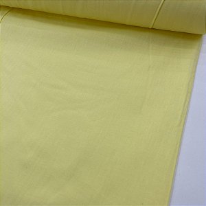 Percal Liso 180 Fios Amarelo Claro