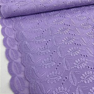 Broderi Lilás Floral Verão