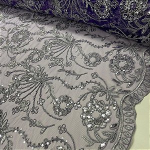 Tule Bordado Spangle Soho 7