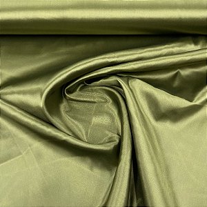 Cetim com Elastano Verde Militar