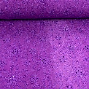 Laise Bordada Roxa Estrelas do Mar