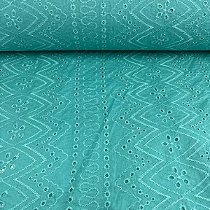 Laise Bordada Diagonal Esmeralda